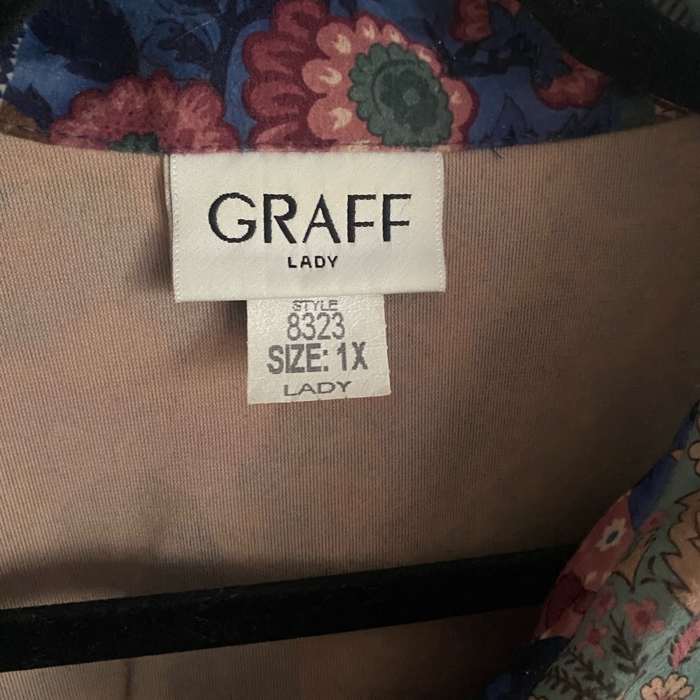 Graff Multicolor Quilted Patchwork Jacket Grannyc… - image 2